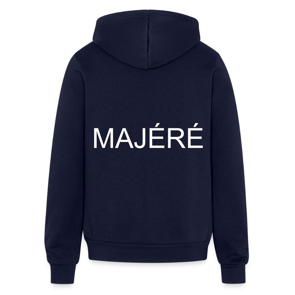 Unisex Full Zip Hoodie - navy